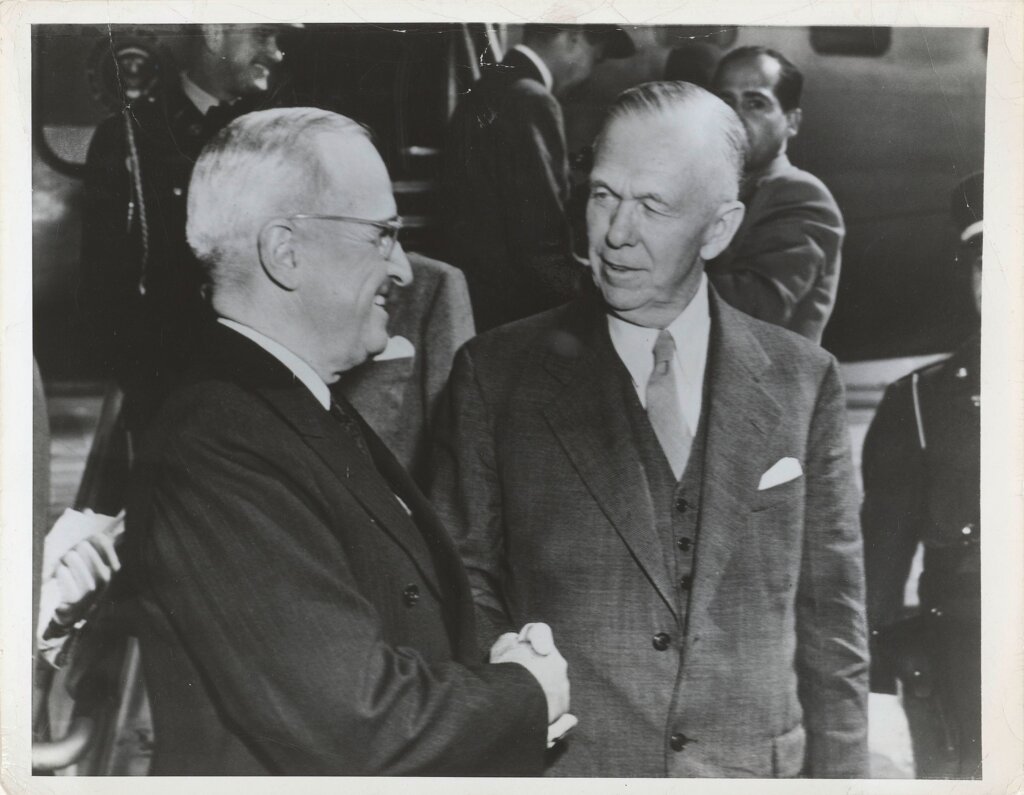 President Truman and George Marshall