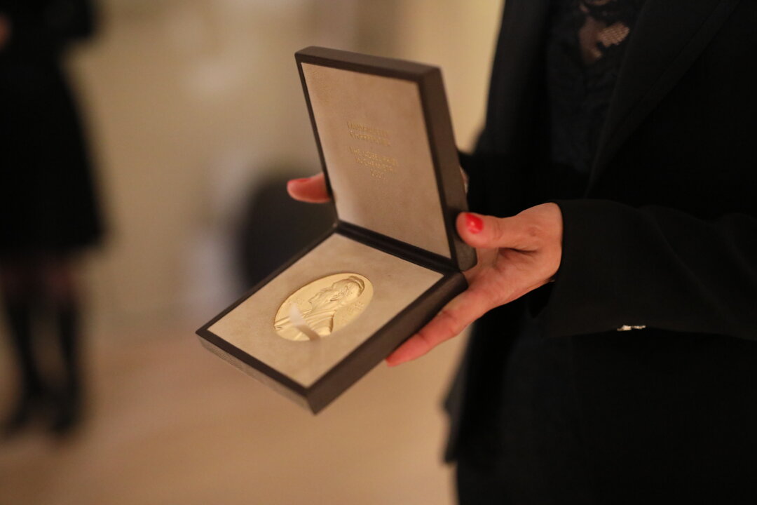 Emmanuelle Charpentier’s Nobel Prize medal