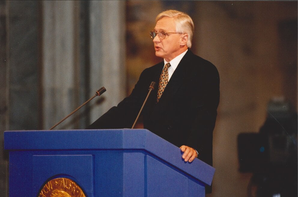 A man making a speech