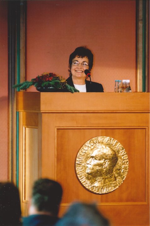 Mairead Corrigan at the Nobel Centennial 2001
