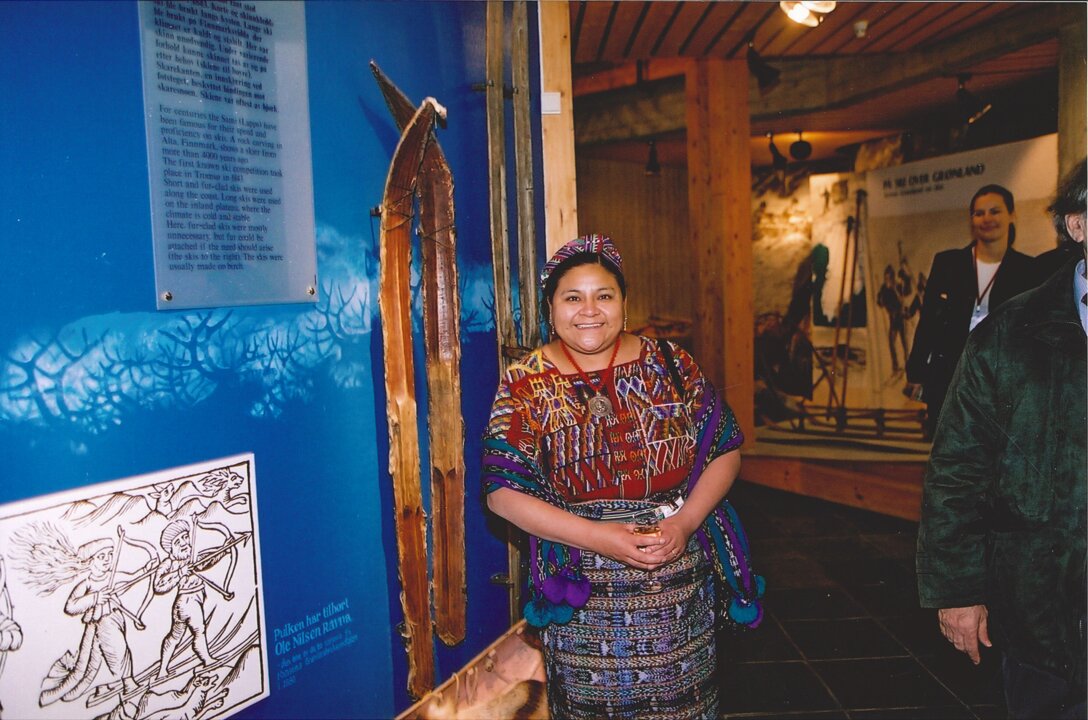 Rigoberta Menchú Tum at the Nobel Centennial 2001