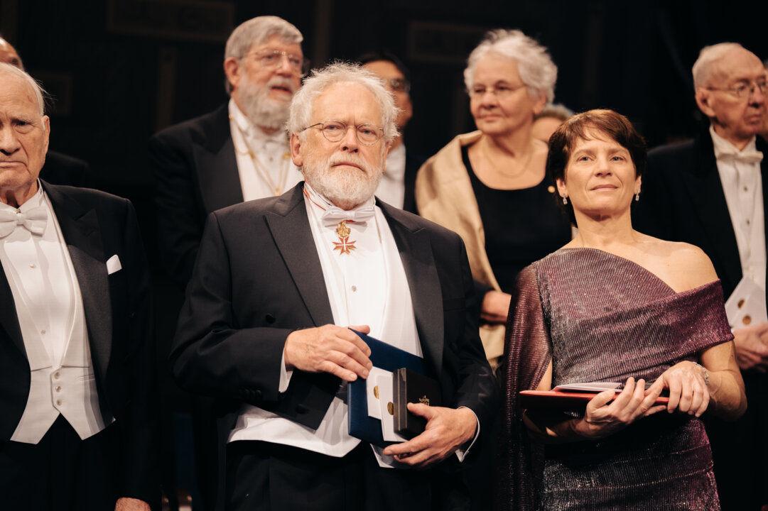 Anton Zeilinger at the Nobel Prize award ceremony