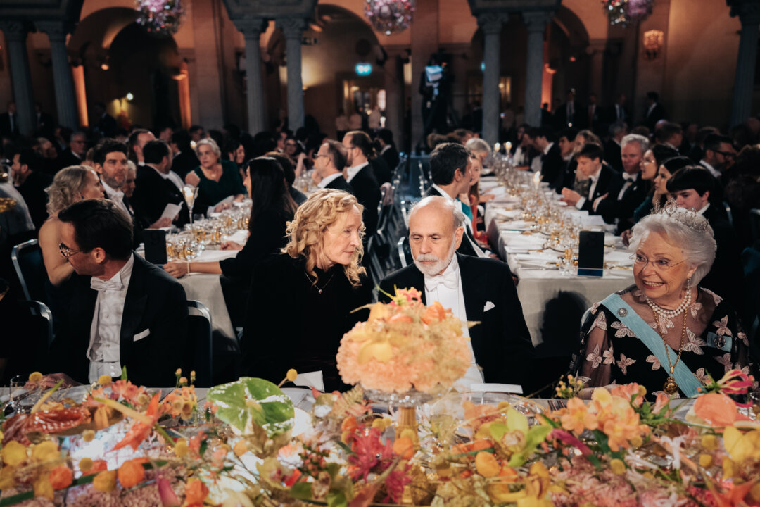 Ben Bernanke at Nobel Banquet