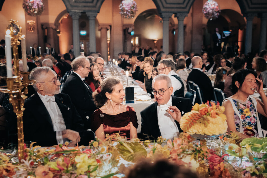 Joshua Angrist at the Nobel Prize banquet