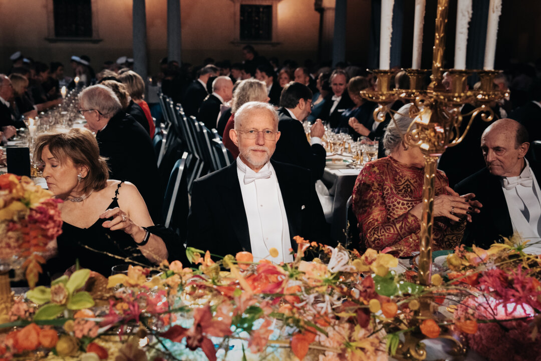 Charles M. Rice at the Nobel Prize banquet