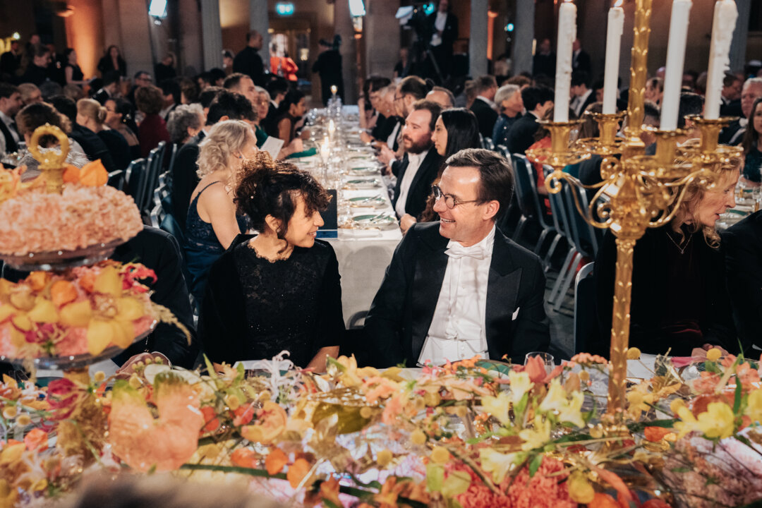 Emmanuelle Charpentier at the Nobel Prize banquet