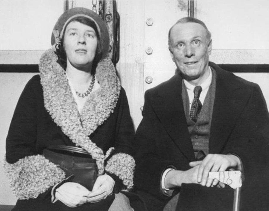 Sinclair Lewis and his wife Dorothy Thompson