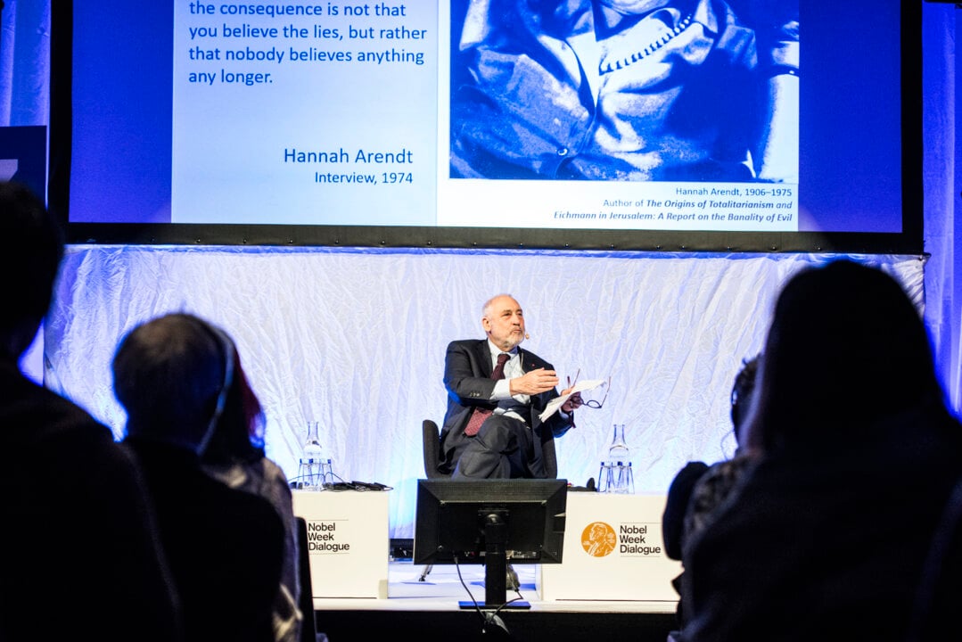 Laureate in economic sciences Joseph Stiglitz at NWD