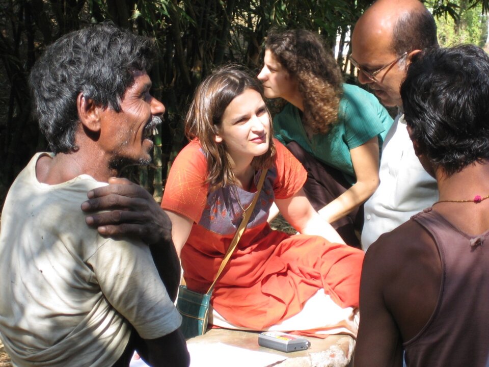 Esther Duflo in Udaipur, India in August, 2008