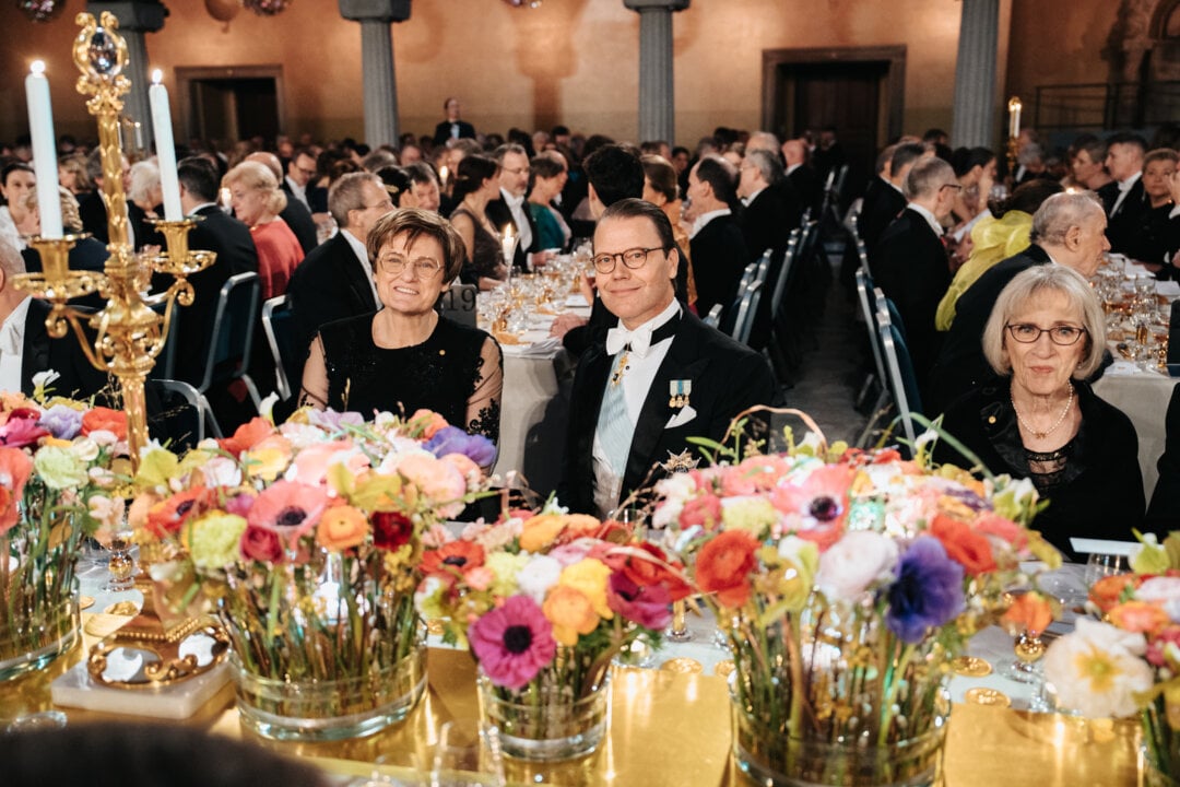 Katalin Karikó, Sweden’s Prince Daniel and Claudia Goldin