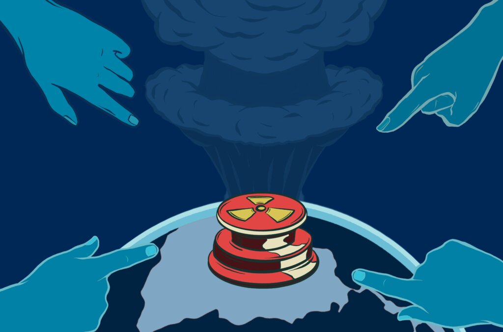 Illustration of nuclear threat