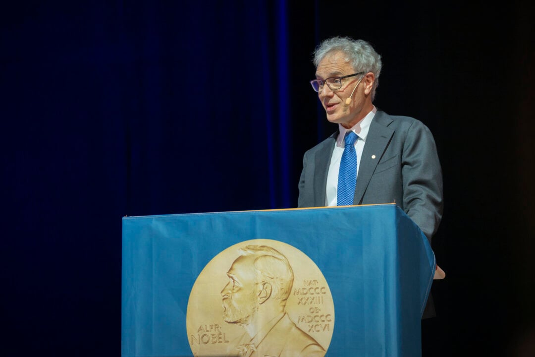 A man holding a speech