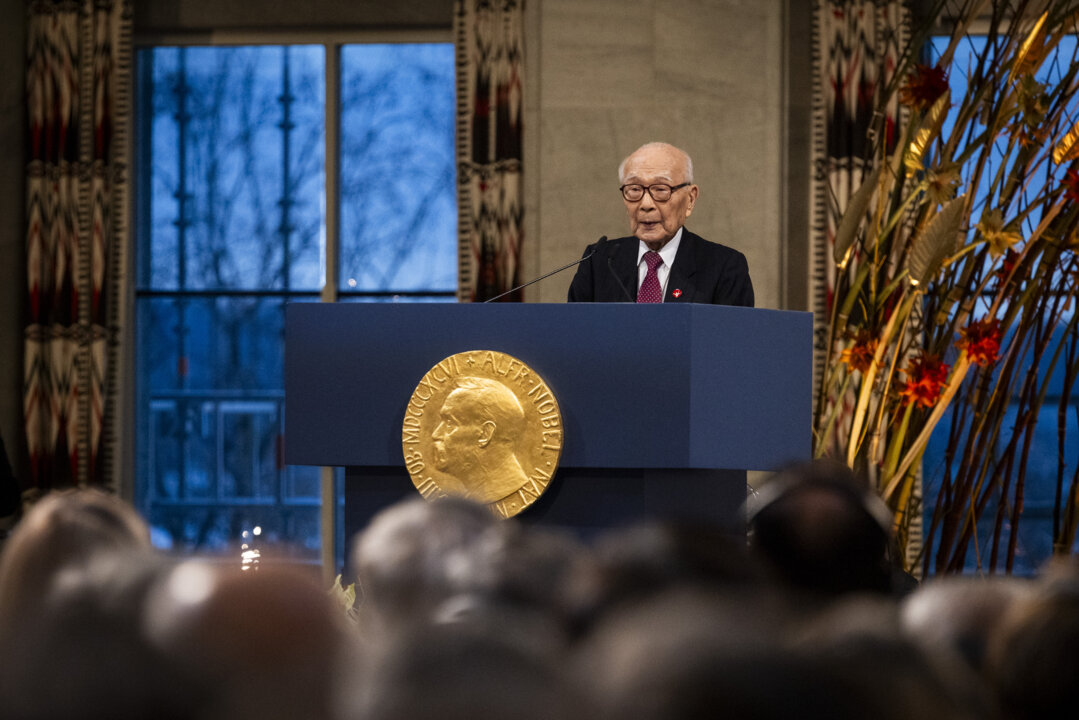 A man in a lectern