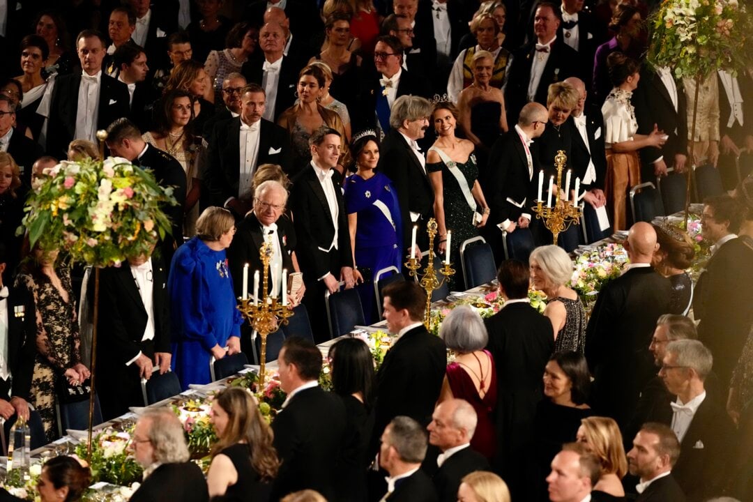 Nobel Prize banquet table of honour