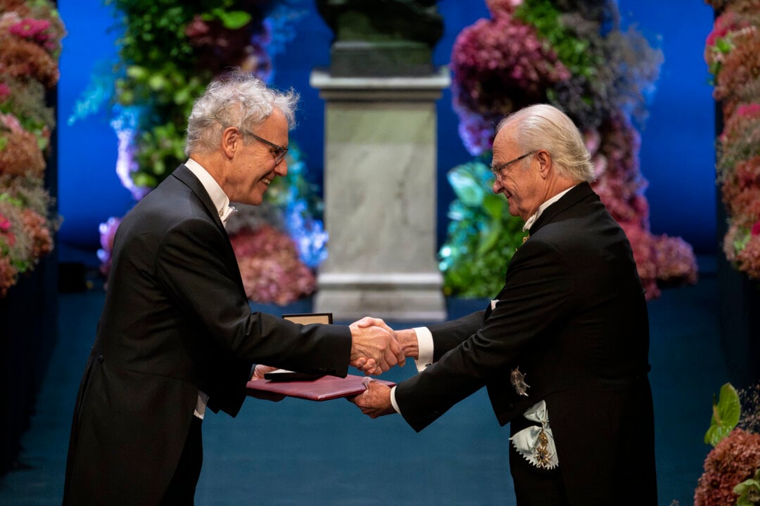 Two men shaking hands