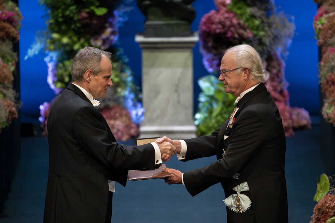 Two men shaking hands