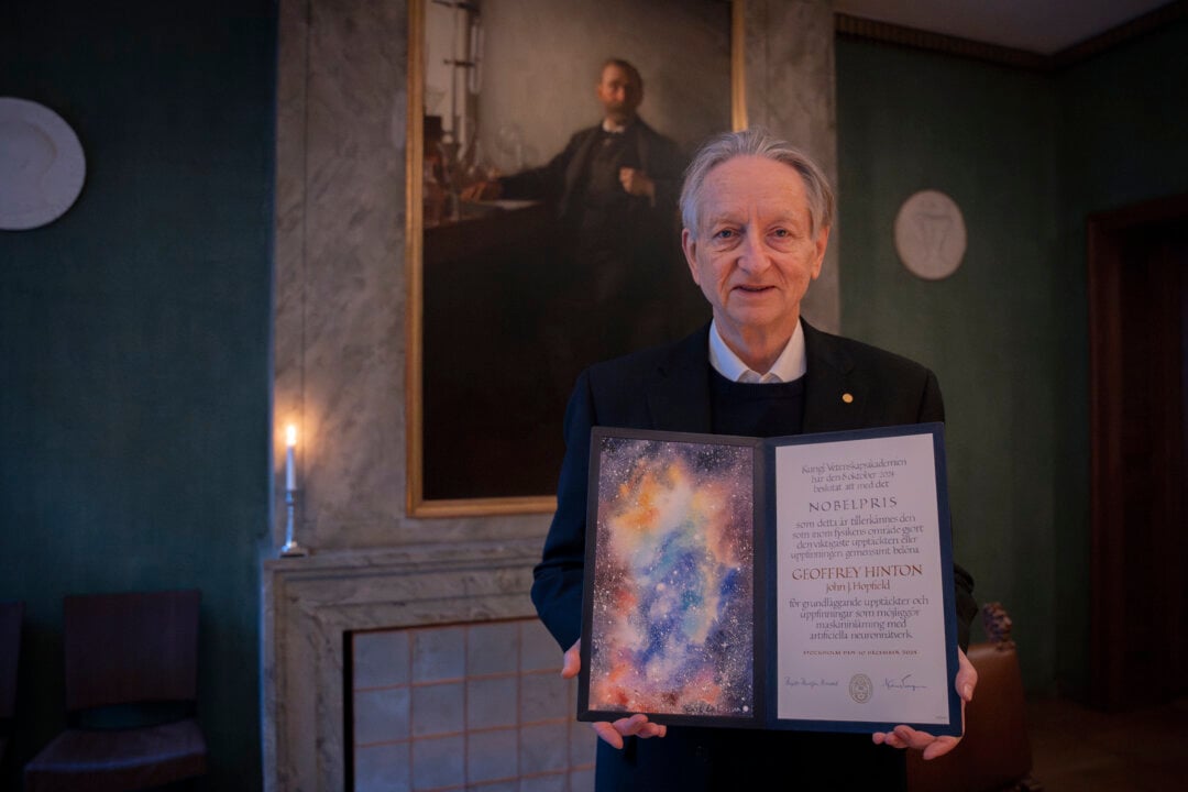 Man with diploma