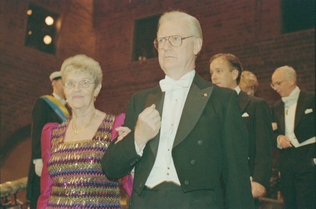 James A. Mirrlees at the Nobel Banquet