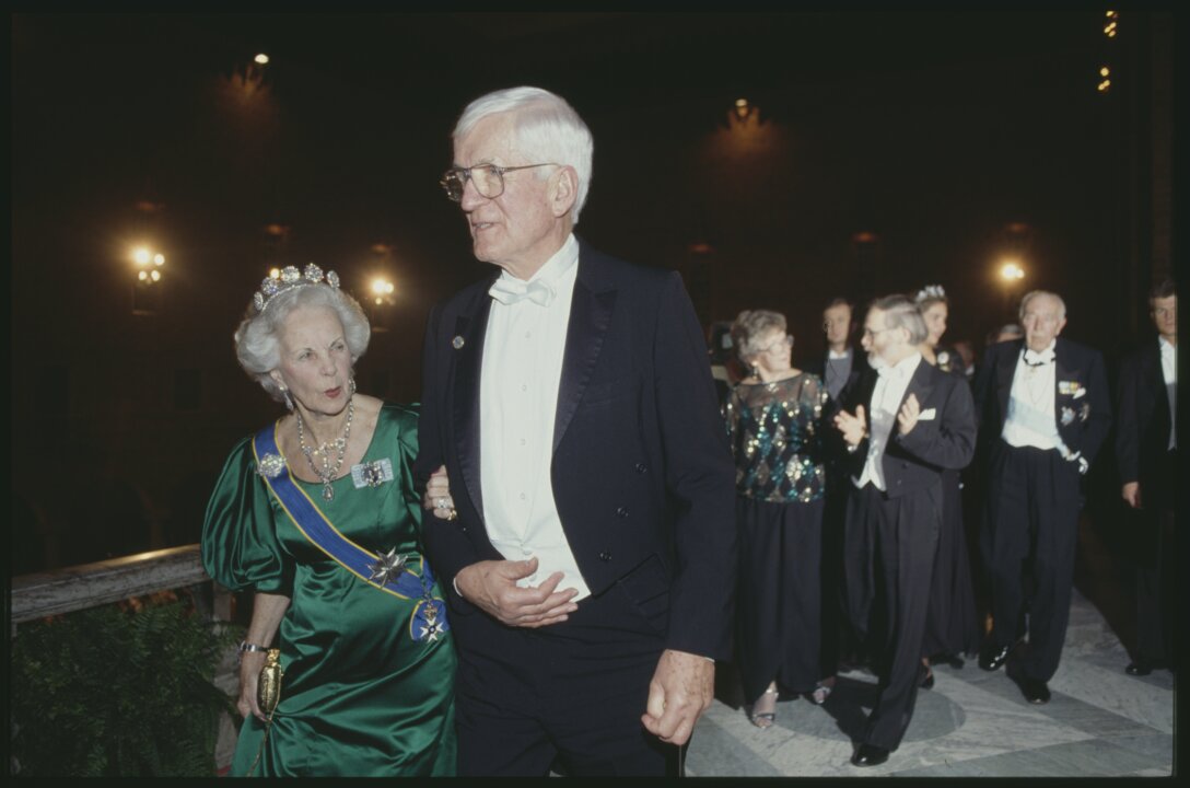 Norman F. Ramsey and Princess Lilian of Sweden