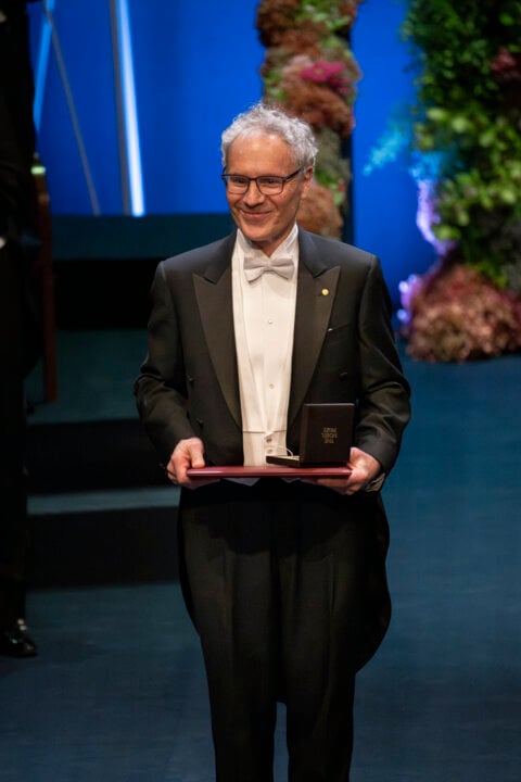 Victor Ambros at the Nobel Prize award ceremony