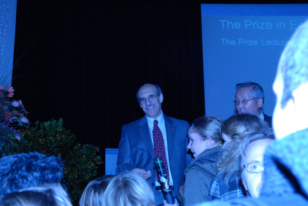 Martin Chalfie after delivering his Nobel Lecture