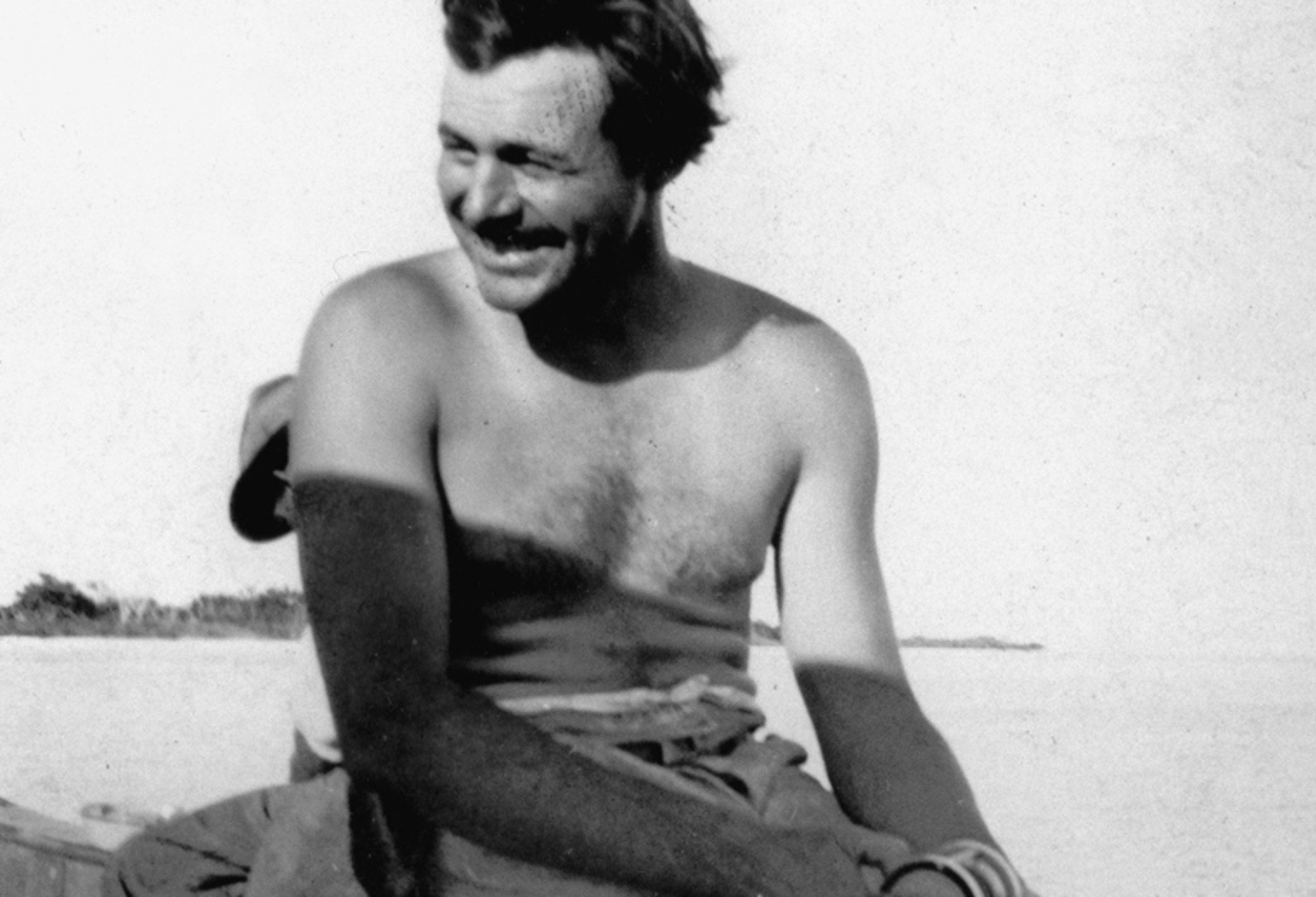 Ernest Hemingway Fishing, Key West, 1928 Wikimedia commons
