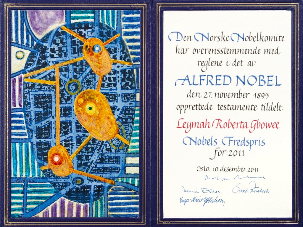 Leymah Gbowee - Nobel Diploma