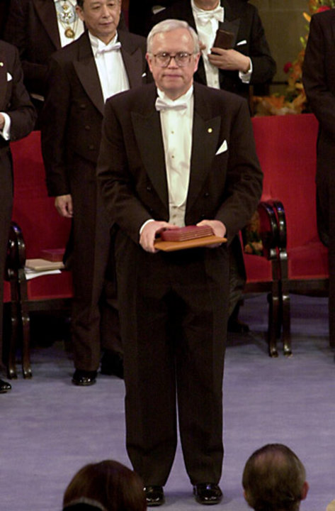 James J. Heckman after receiving his Prize