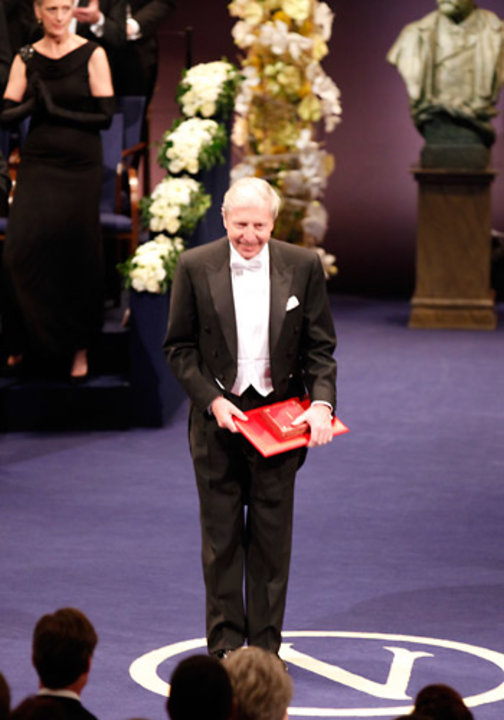 Jules A. Hoffmann after receiving his Nobel Prize at the Stockholm Concert Hall