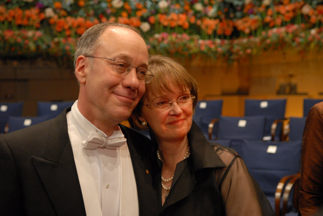 Roger B. Myerson and his wife