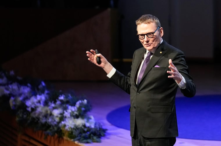 A man in a lectern