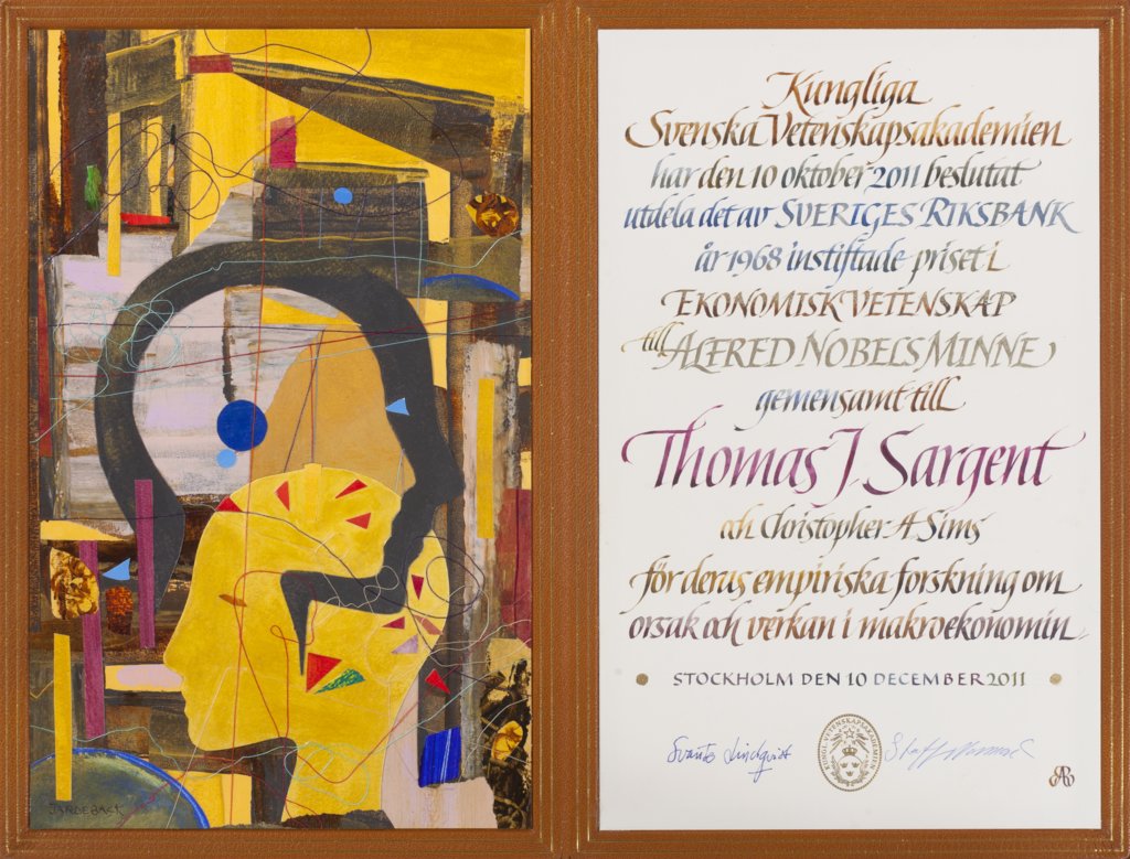 Thomas J. Sargent - Nobel Diploma