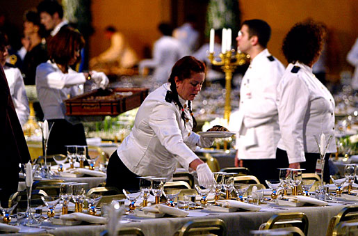 Preparation of the 2003 Nobel Banquet