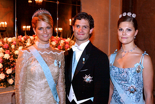 Princess Madeleine, Prince Carl Philip and Crown Princess Victoria