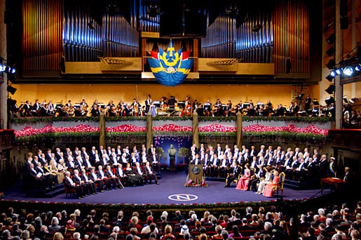The Nobel Prize Award Ceremony at the Stockholm Concert Hall