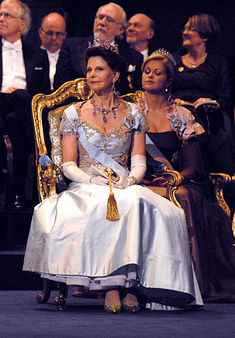 Queen Silvia of Sweden at the 2008 Nobel Prize Award Ceremony