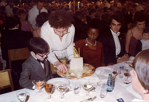 A young guest at the Nobel Banquet