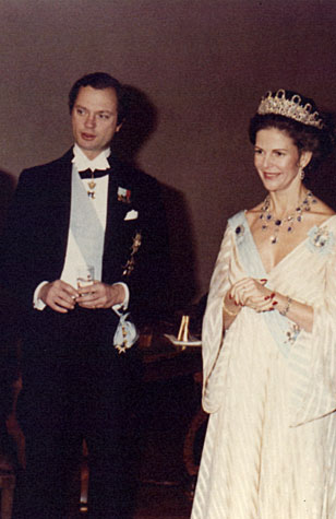 Their Majesties King Carl XVI Gustaf and Queen Silvia of Sweden