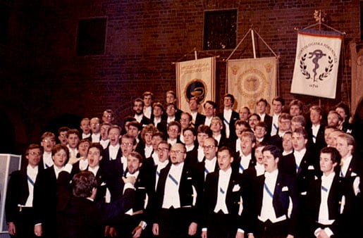 An all male choir