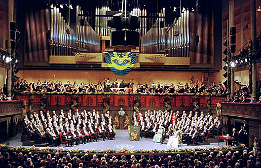 The 1999 Nobel Prize Award Ceremony begins