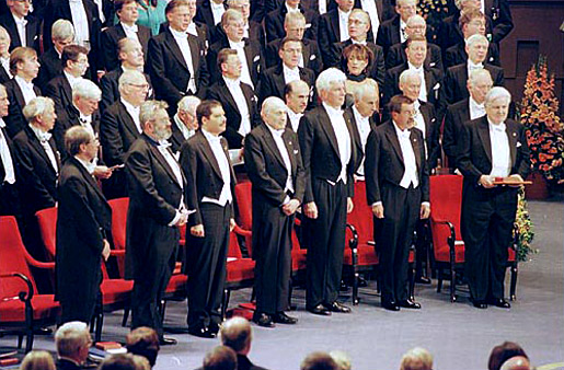 All 1999 Nobel Laureates onstage