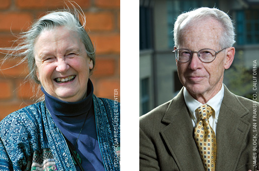 Elinor Ostrom and Oliver E. Williamson
