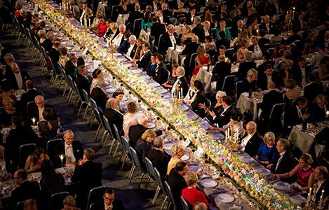 The Swedish Royal Family, the Nobel Laureates and other prominent guests
