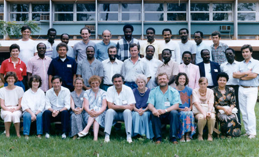 Detection of HIV infection course at Institut Pasteur in Bangui, Central African Republic, 1987.