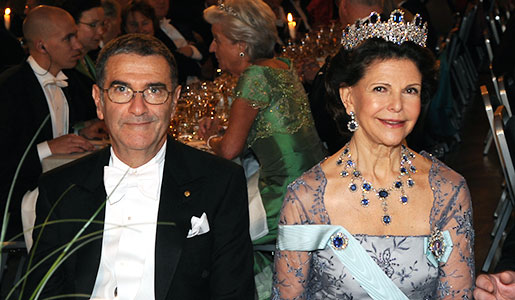 Physics Laureate Serge Haroche and Queen Silvia of Sweden