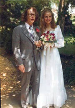 Marriage to Rita, June 1974.