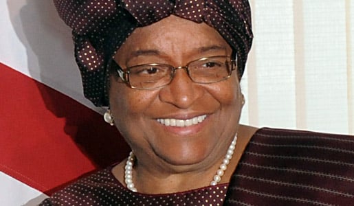 2011 Nobel Peace Prize Laureate Ellen Johnson-Sirleaf, President of Liberia, during a state visit to Brazil, April 2010