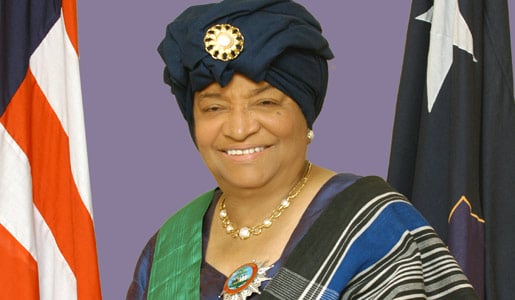 Ellen Johnson Sirleaf, 24th President of Liberia.