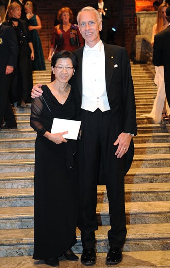 Brian K. Kobilka with wife Tong Sun Kobilka at the Nobel Banquet