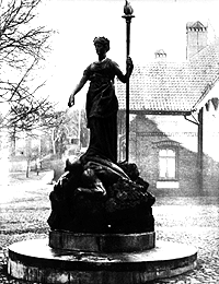 Statue in memory of Alfred Nobel